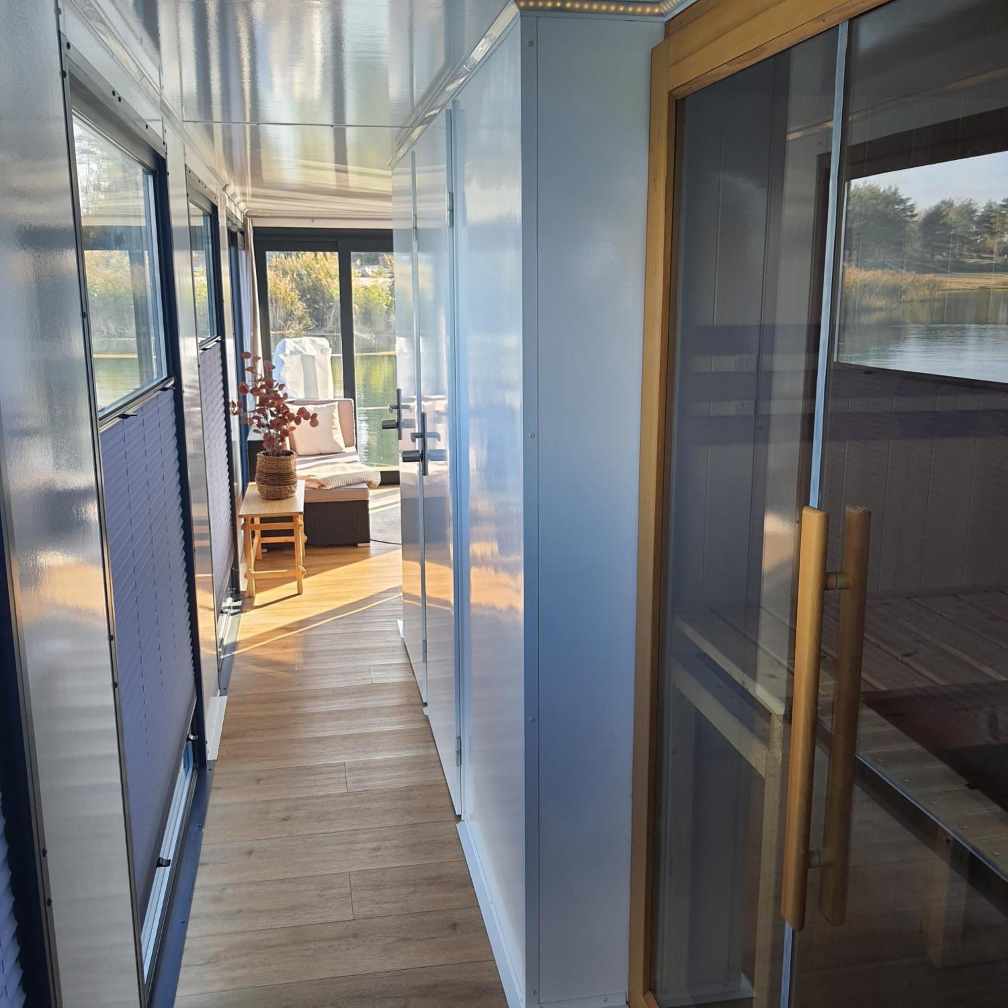 Schwimmendes Ferienhaus Sky Elsterheide Exterior foto